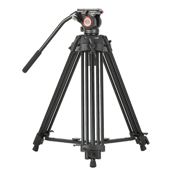 0e9f91c1-102a-42db-ad69-6159429799c4 MTT608 Heavy-Duty Tripod with MYT802L II Fluid Head & Quick-Switch L-Shaped Plate